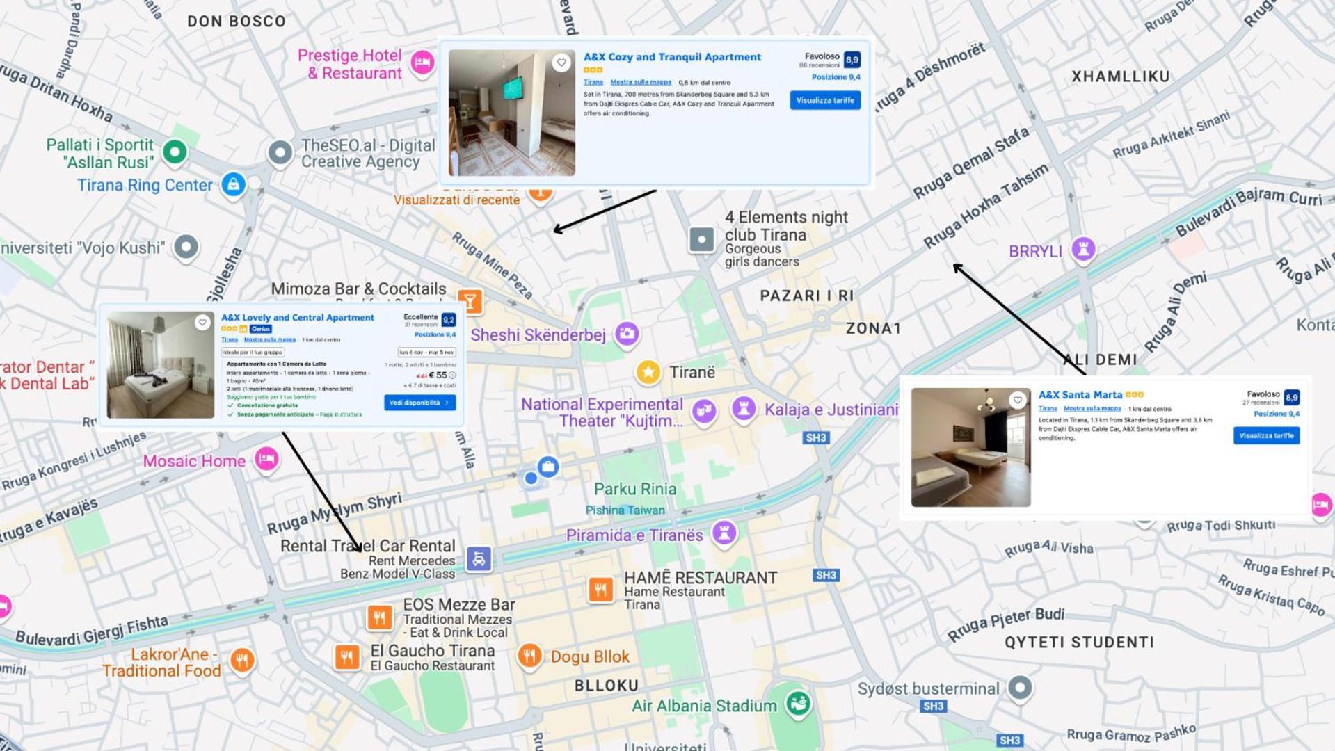 A&X Lovely And Central Apartment - 24H Self Check-In تيرانا المظهر الخارجي الصورة